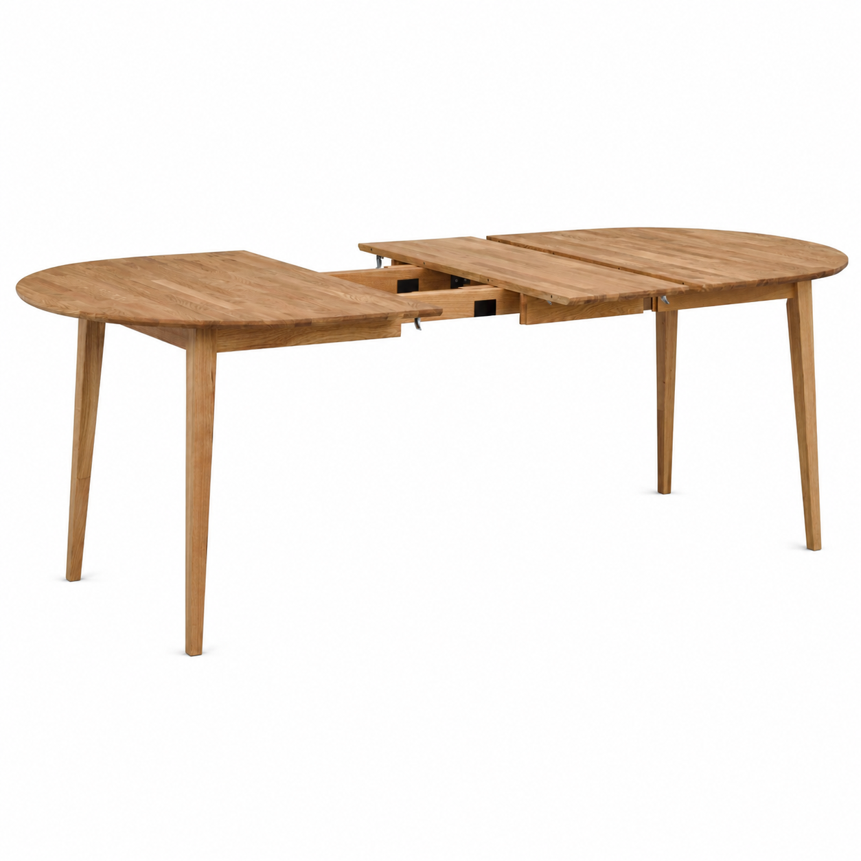 Eettafel Filippa uitschuifbare houten naturel - 170 x 105 cm