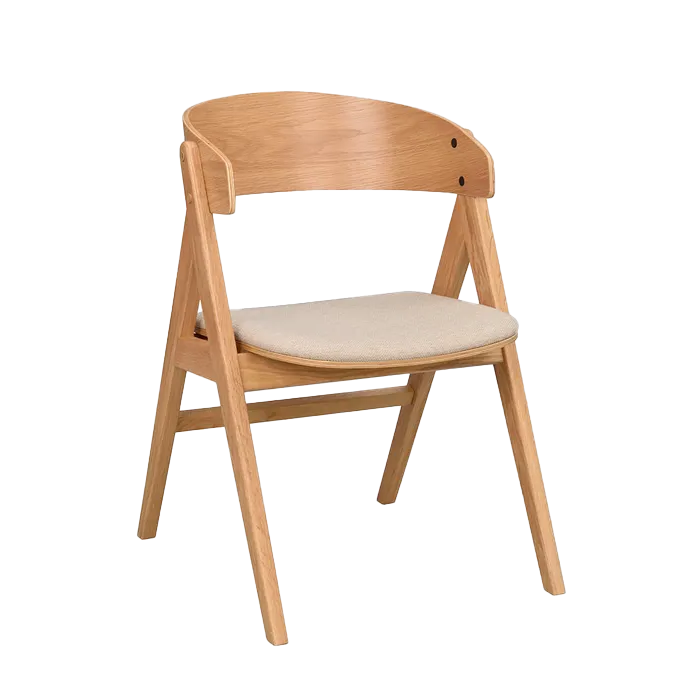 Eetkamerstoel Waterton houten beige