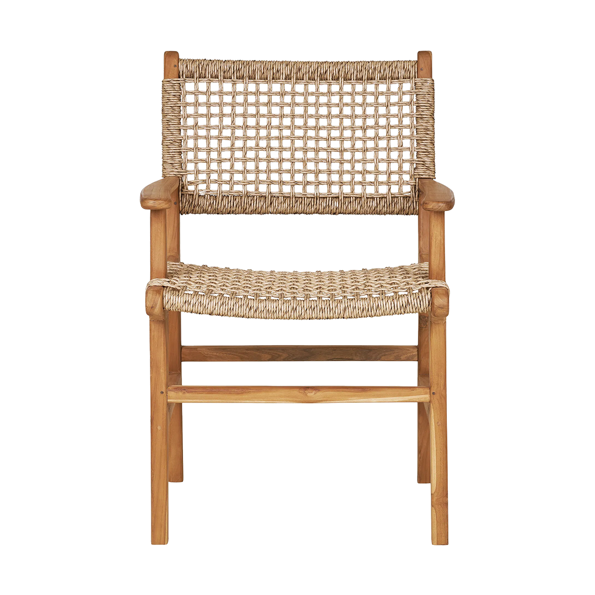 Houten tuinstoel Elodie - met armleuningen