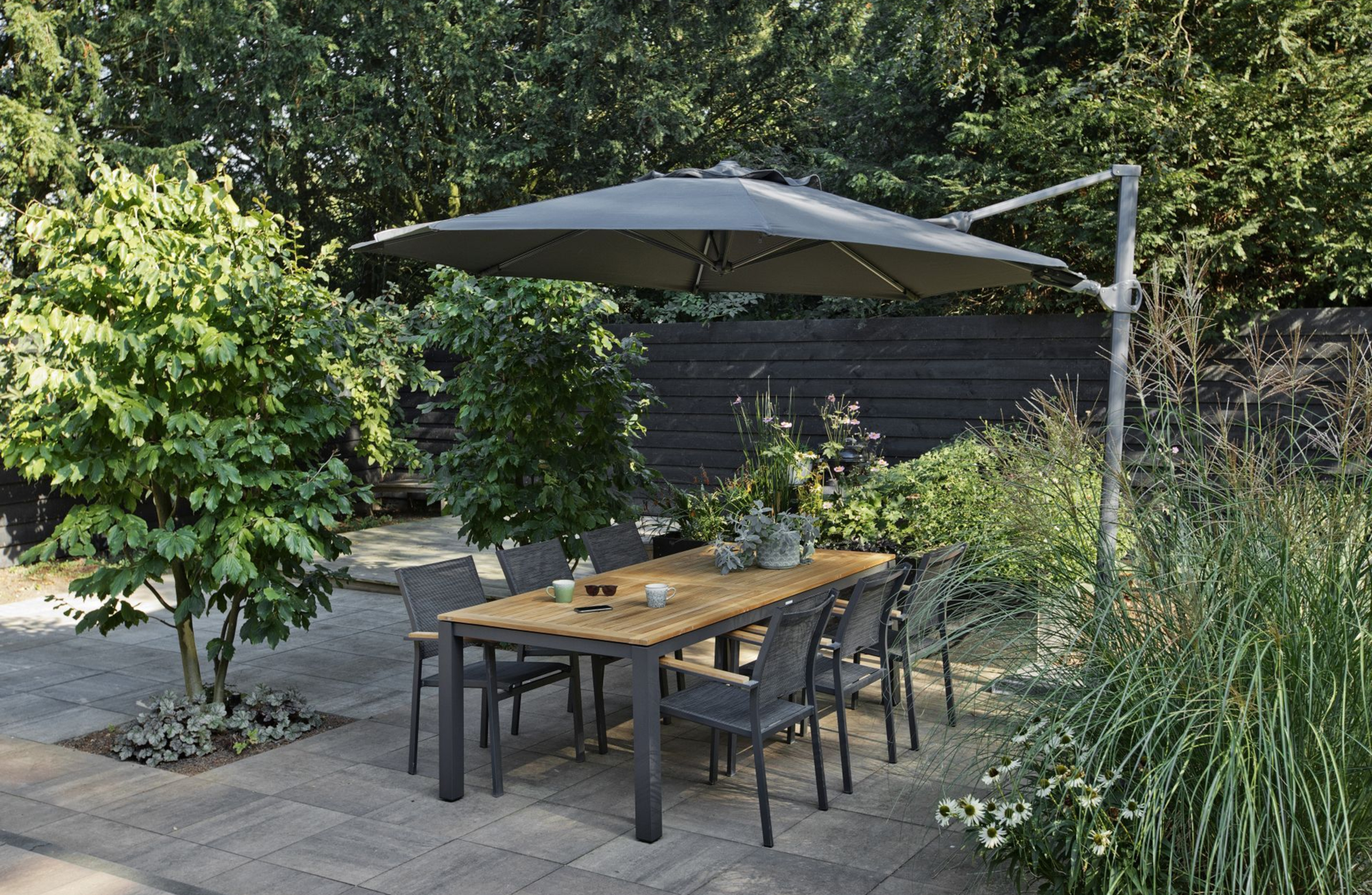 Parasol Roma rond