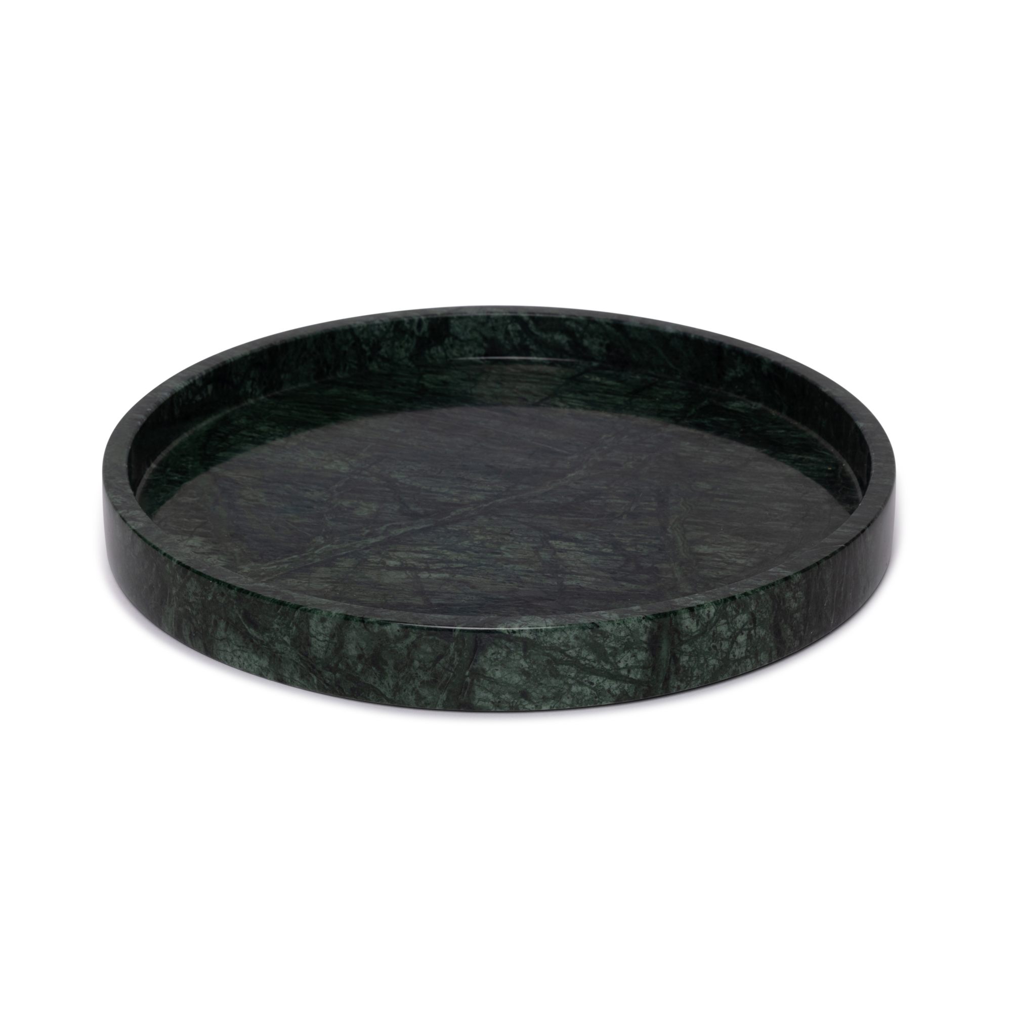 Dienblad rond met rand Groen