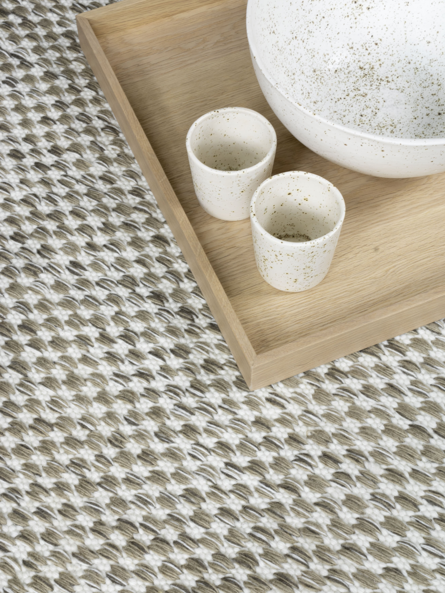 Vloerkleed Vaasa Grey White 