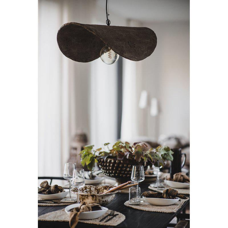 Hanglamp Disque brown