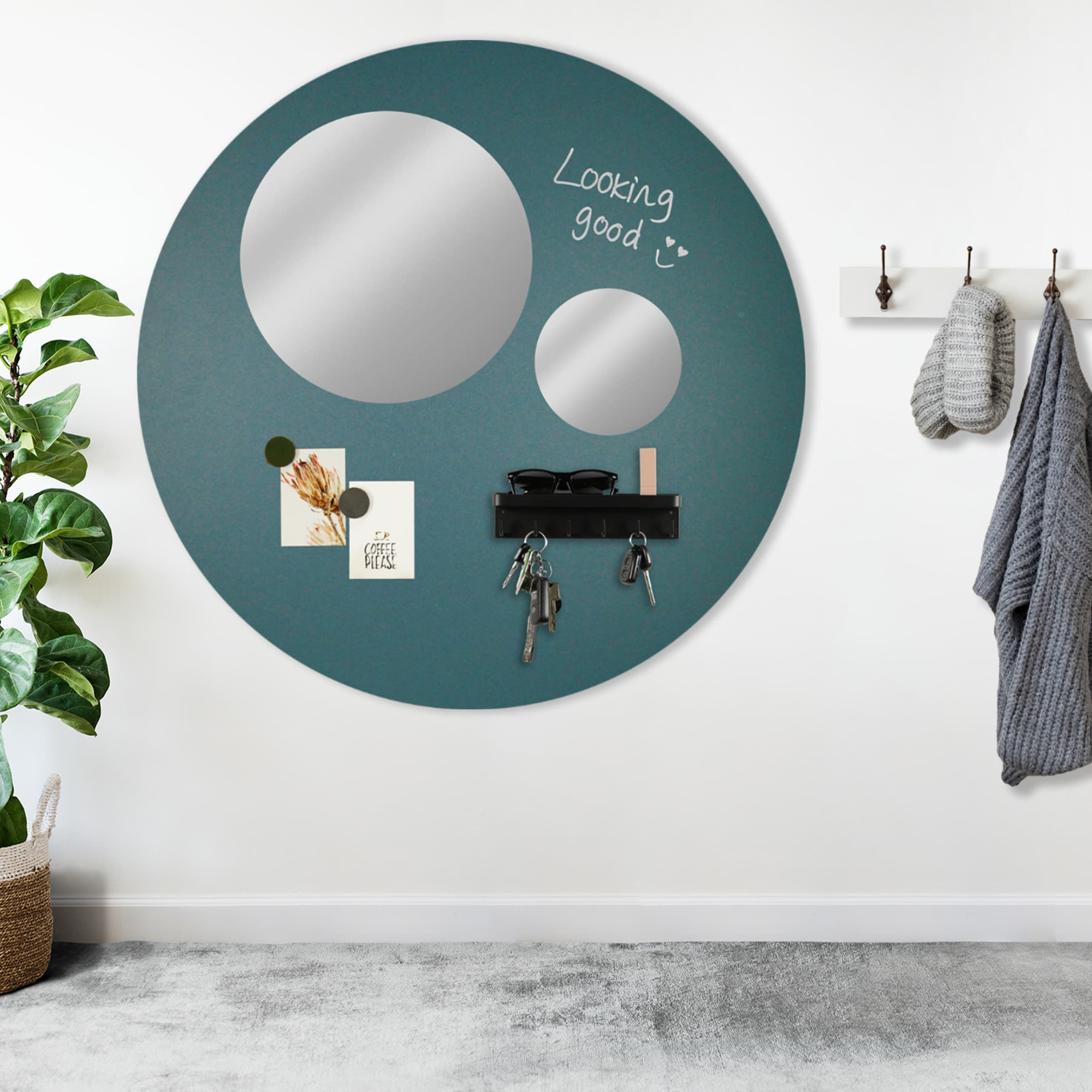 Magnetische Spiegel rond