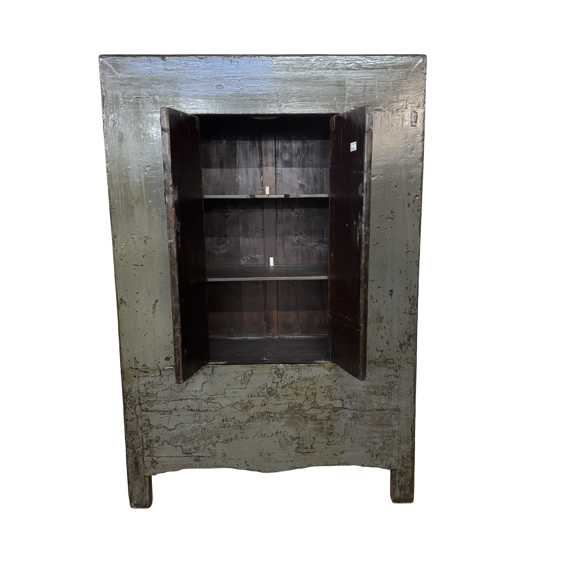 kast 2 deur grijs lak uniek