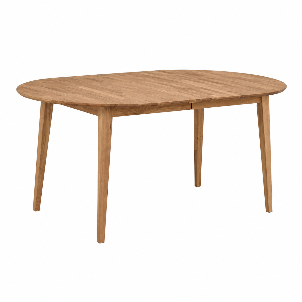 Eettafel Filippa uitschuifbare houten naturel - 170 x 105 cm