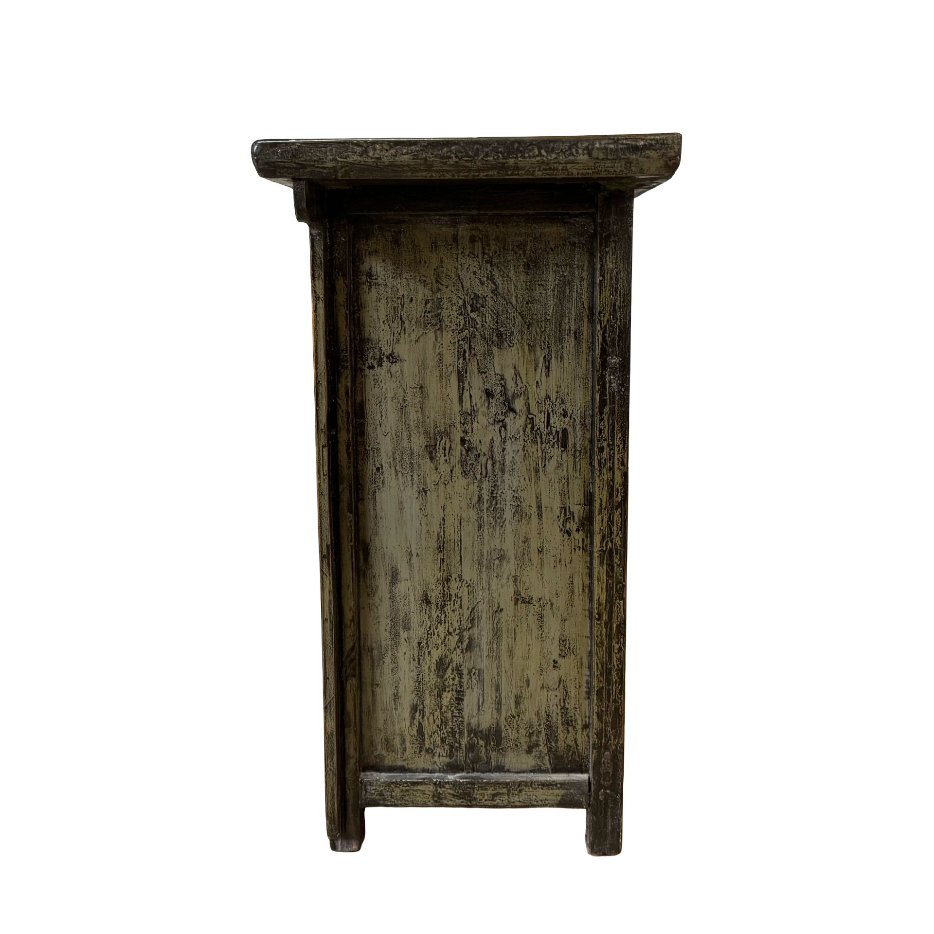 Dressoir 4deur grijs/groen uniek lak