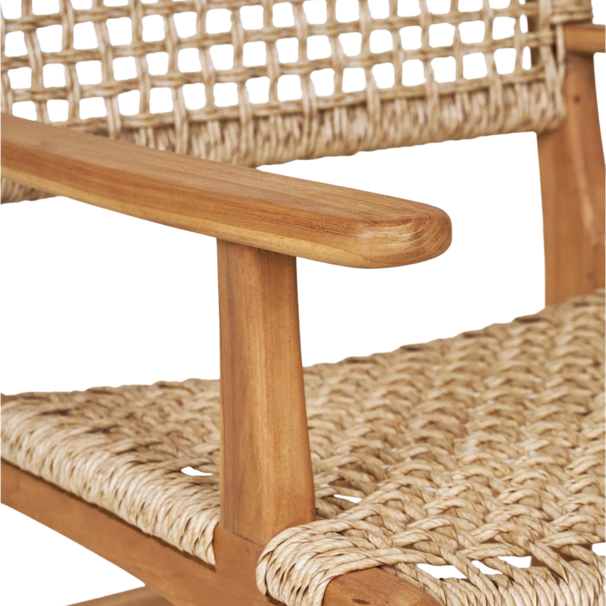 Houten tuinstoel Elodie - met armleuningen