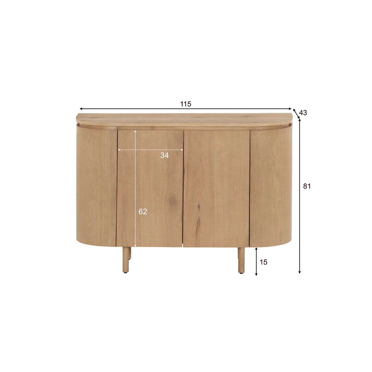 Tavio Dressoir 115cm
