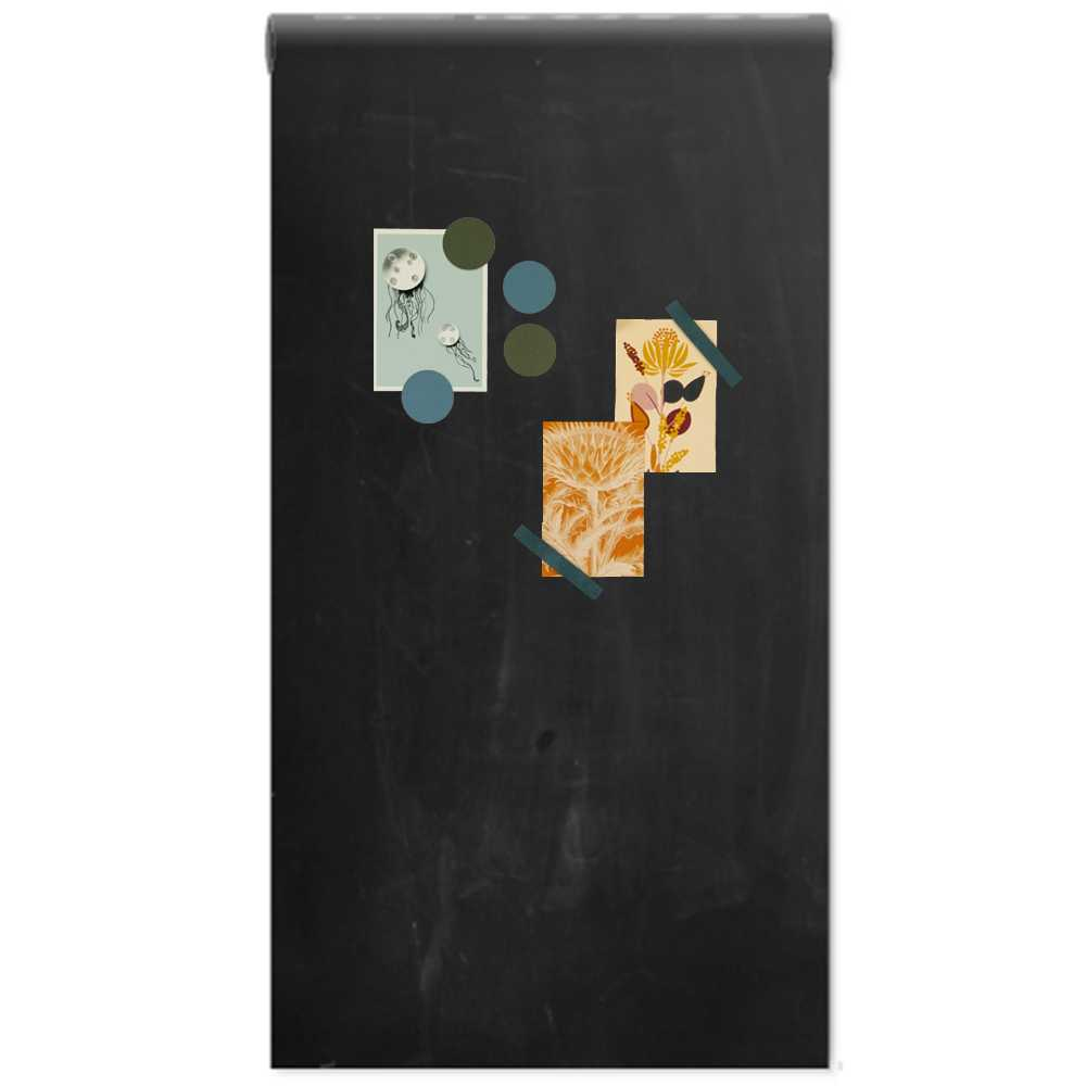Magneetbehang mat – krijtbord oudzwart