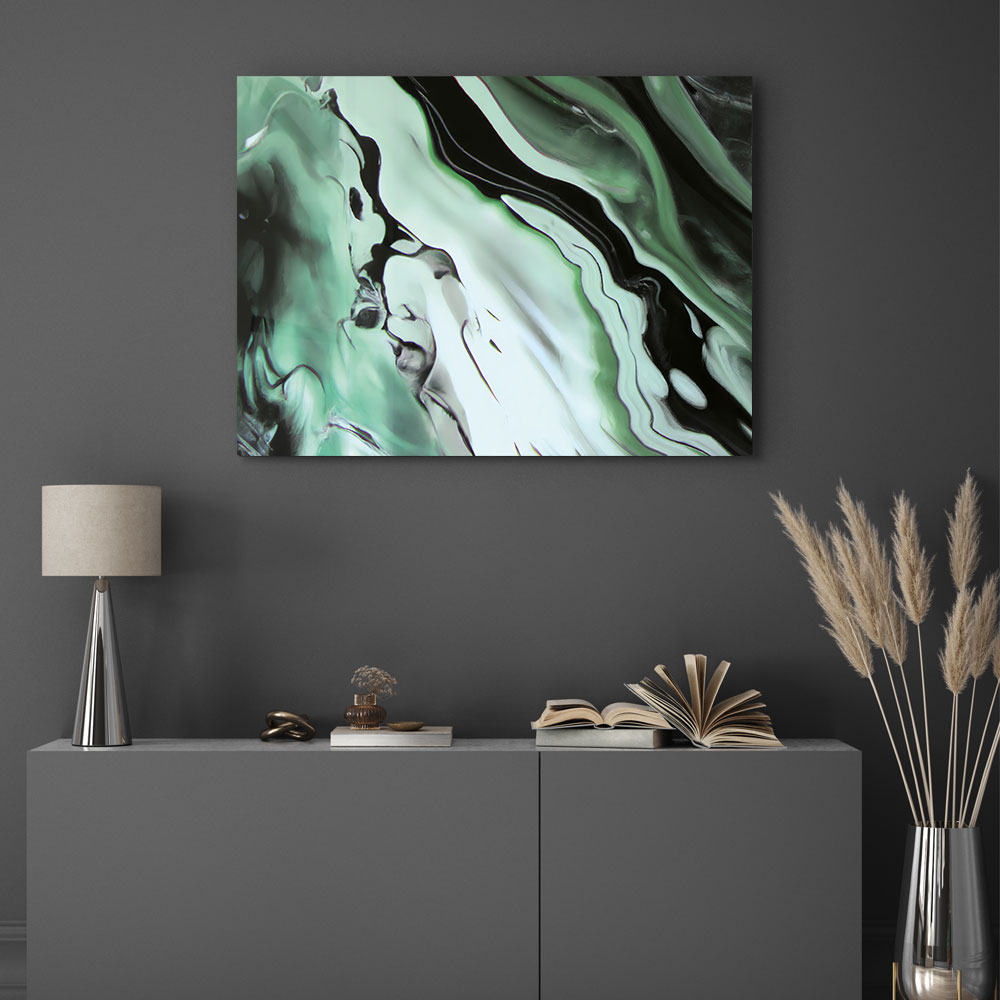 Walljar acrylglas schilderij - Groovy waves