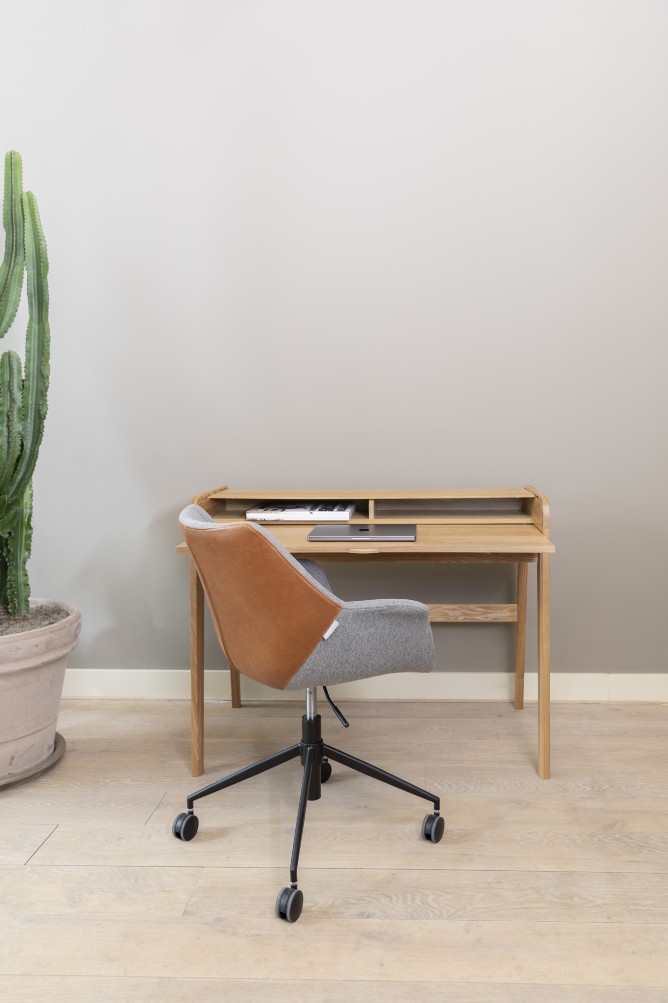 Zuiver Doulton Vintage Brown bureaustoel
