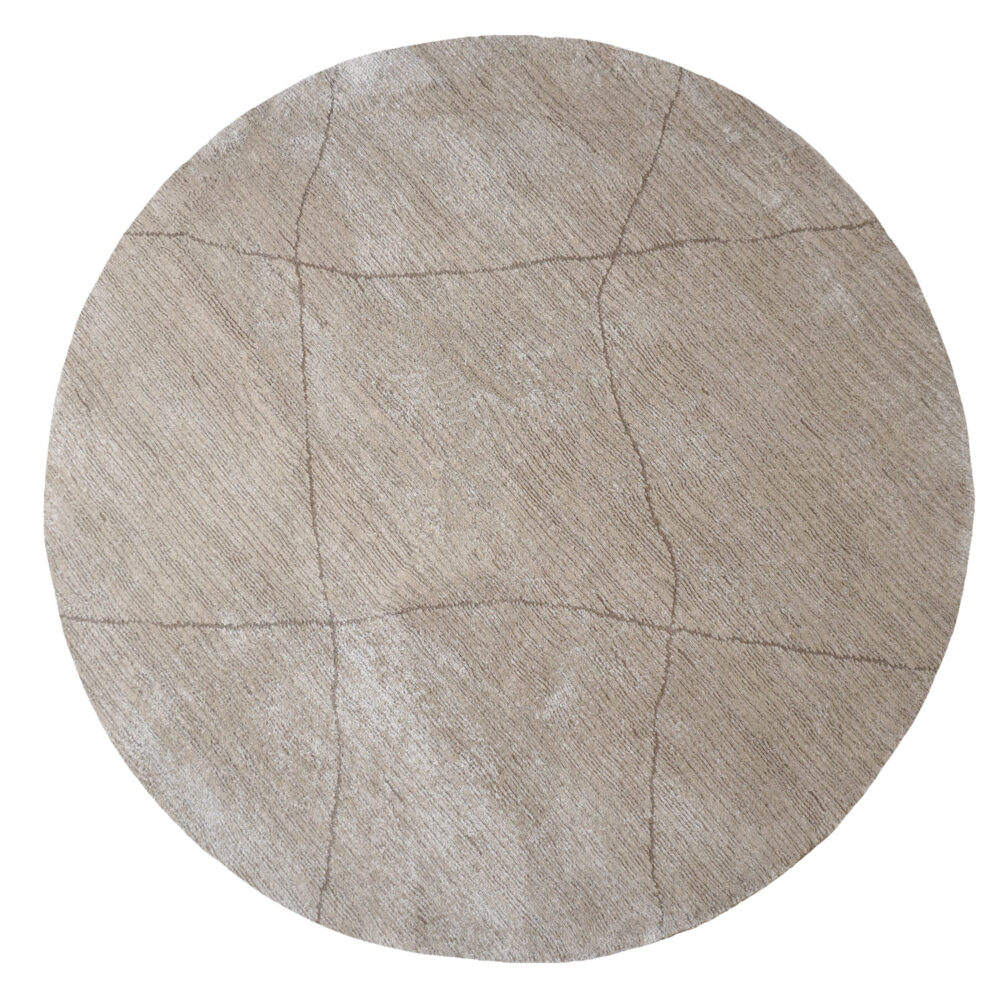 Vloerkleed Nica Beige Rond