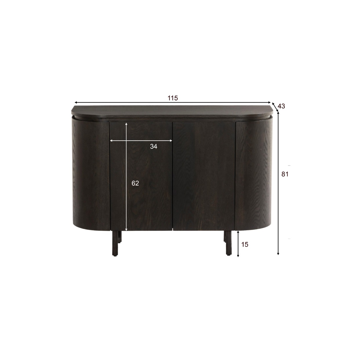 Tavio Dressoir 115cm