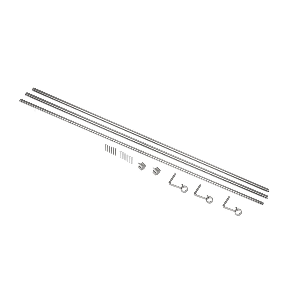 Umbra Gordijnroede Cappa - Single - Nikkel - Ø1,9cm