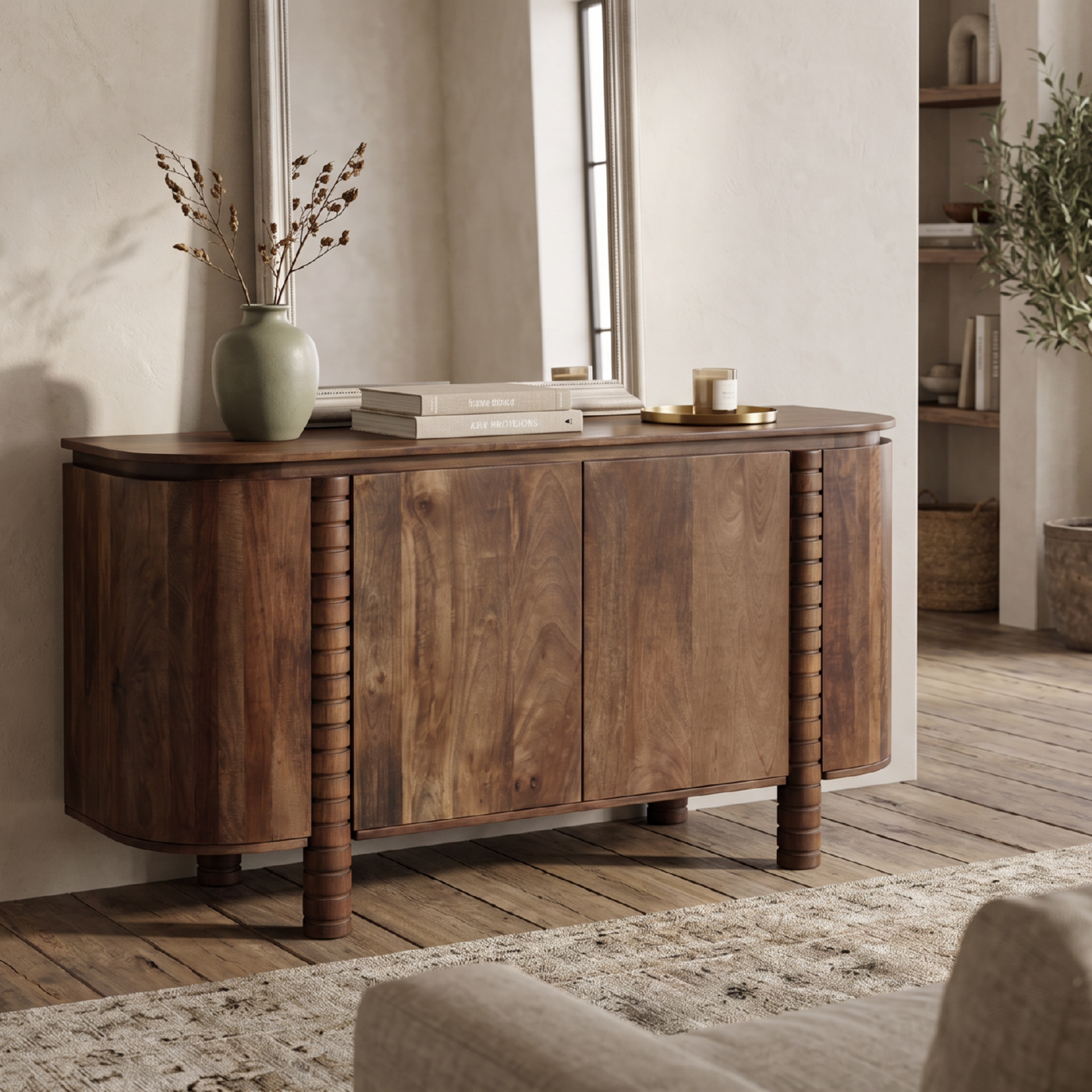 Dressoir Nomu Rechthoek Bruin