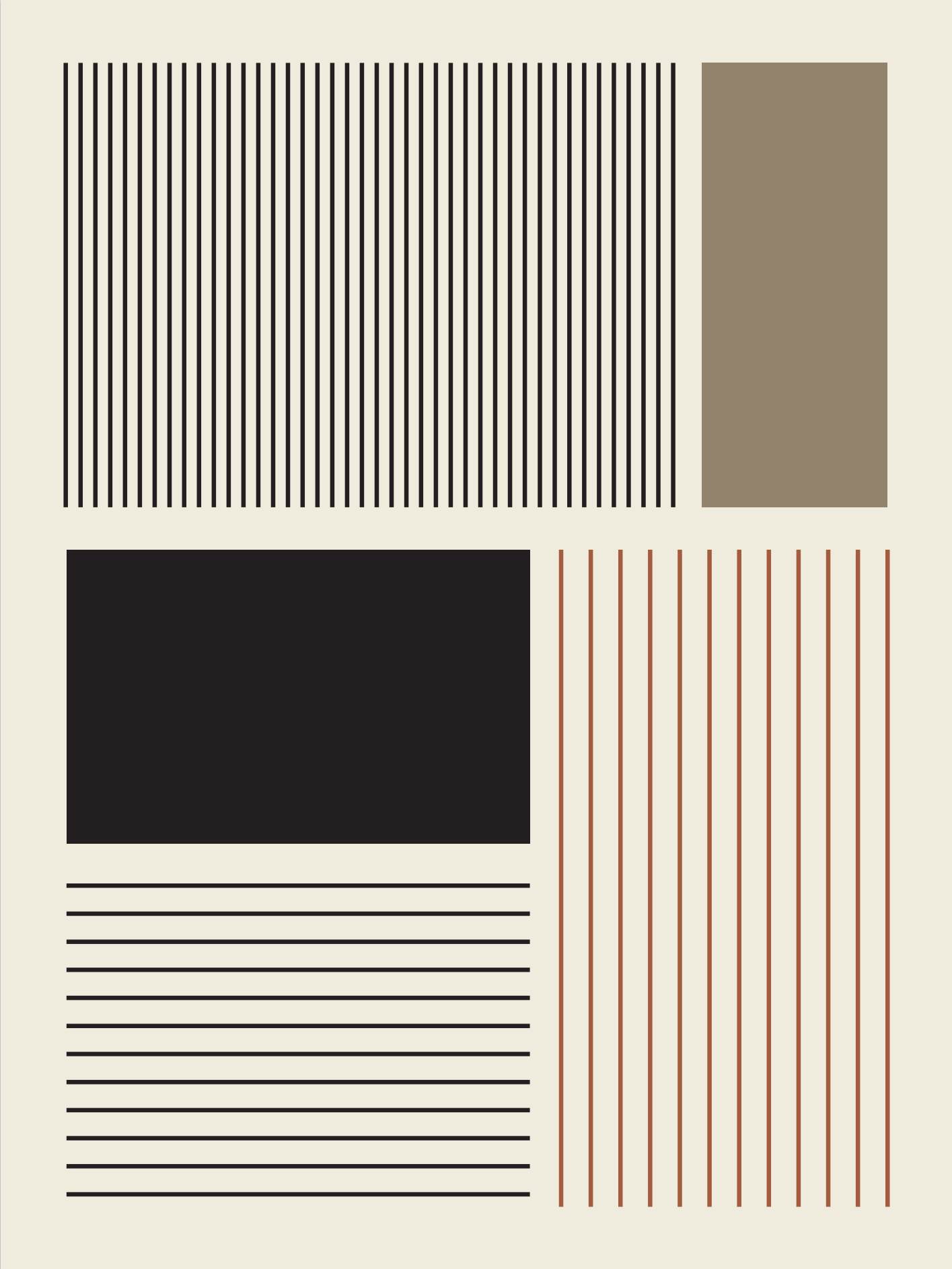 Poster The line by Bo Sterenberg