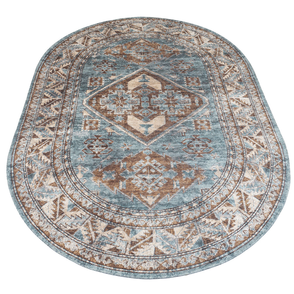 Vloerkleed Laria blue 3 - Ovaal