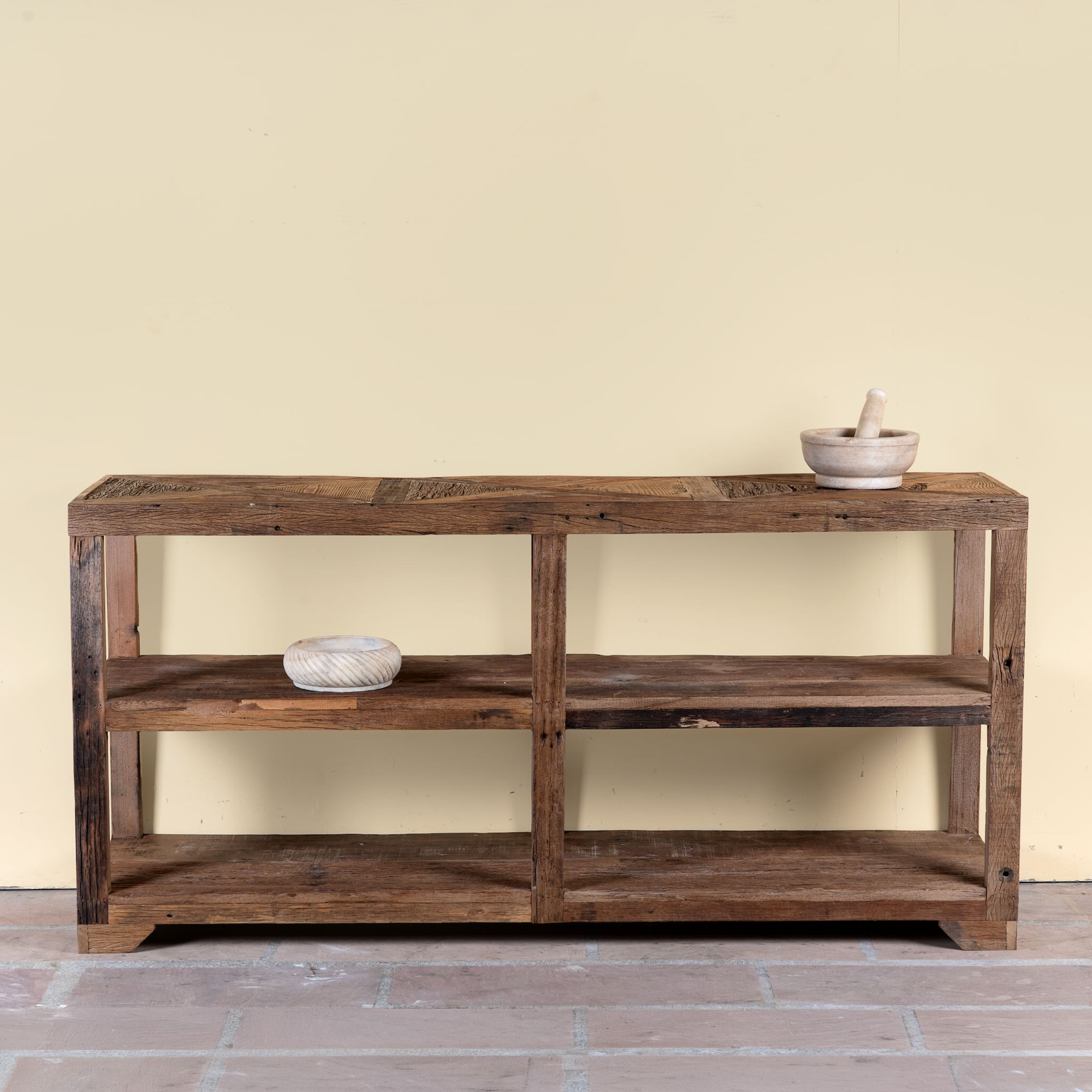 Madan - Rustiek Oud Houten Rek van Driftwood