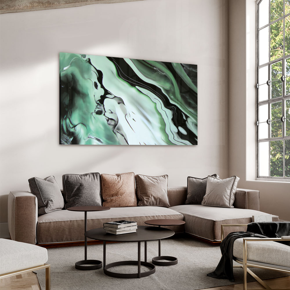 Walljar acrylglas schilderij - Groovy waves