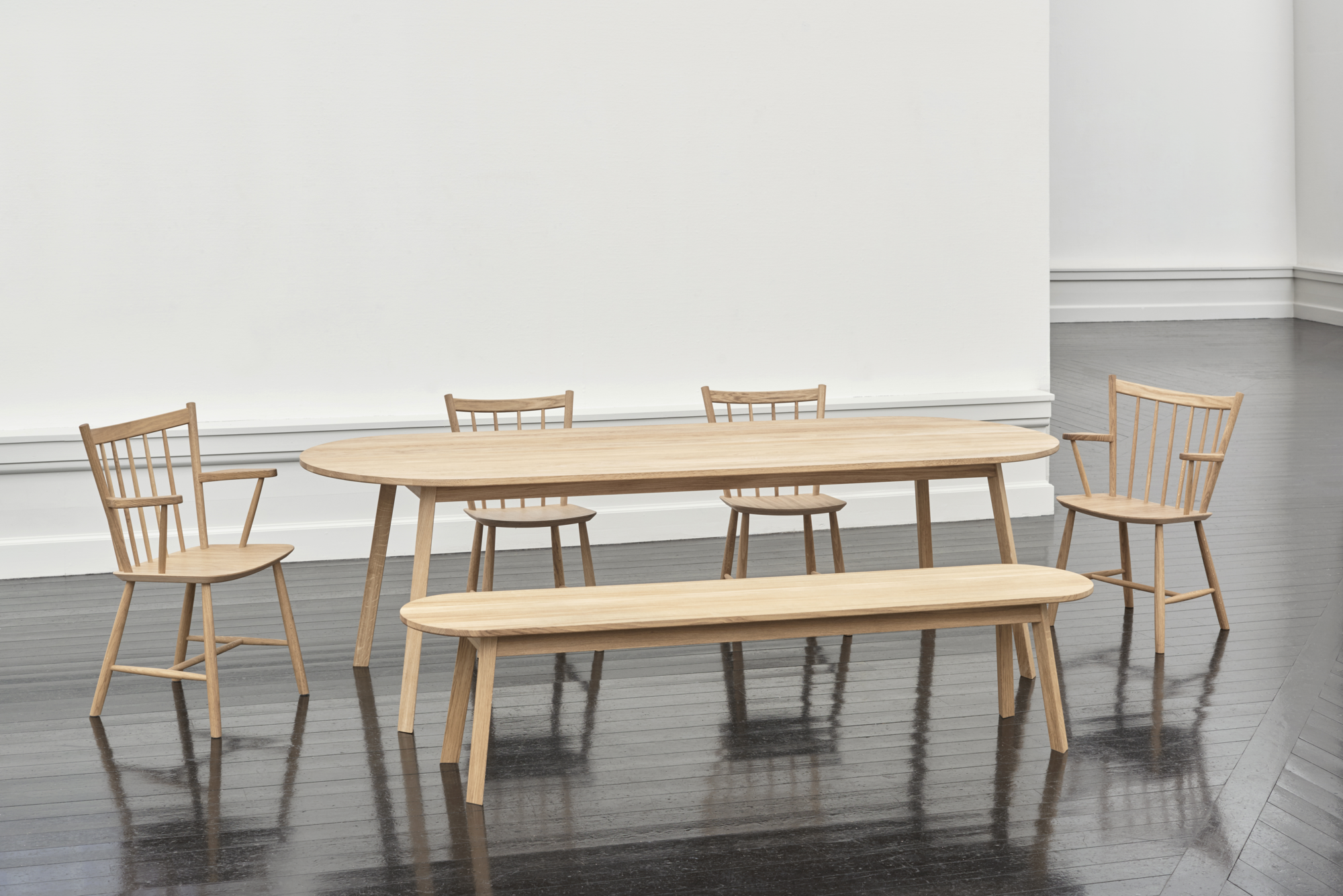 HAY tafel Triangle Leg - Eiken olie