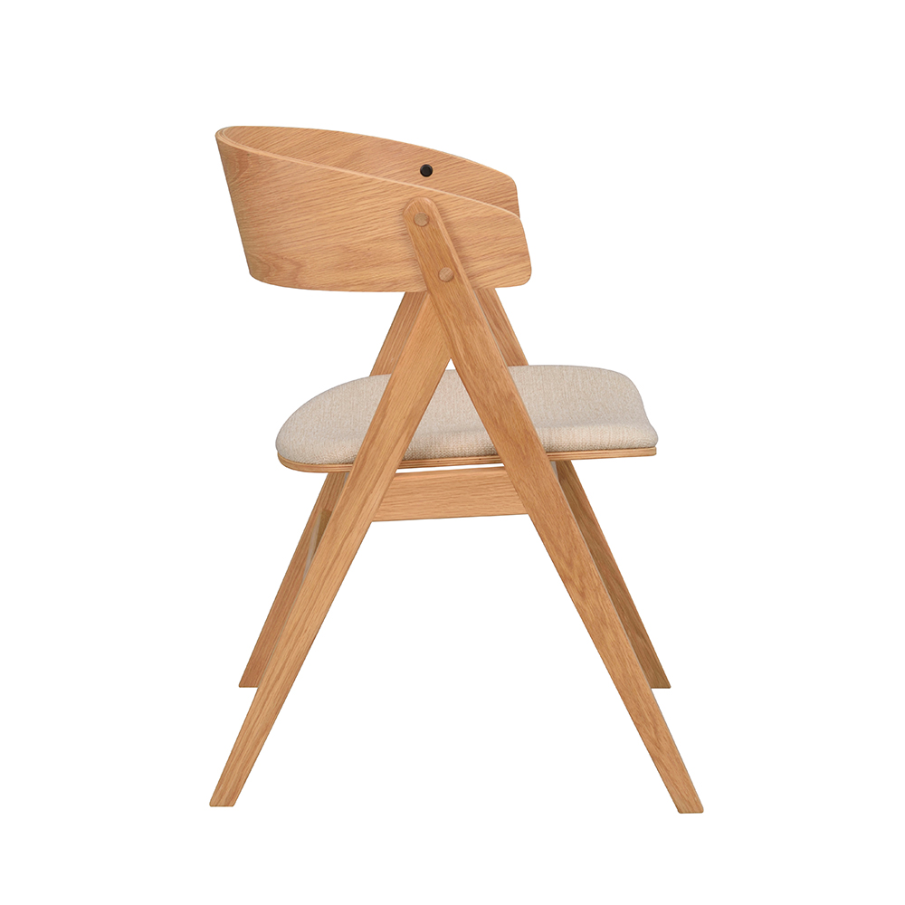 Eetkamerstoel Waterton houten beige