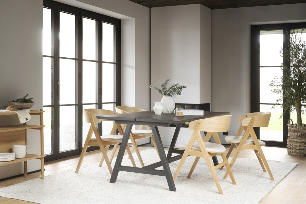 Eetkamerstoel Waterton houten beige
