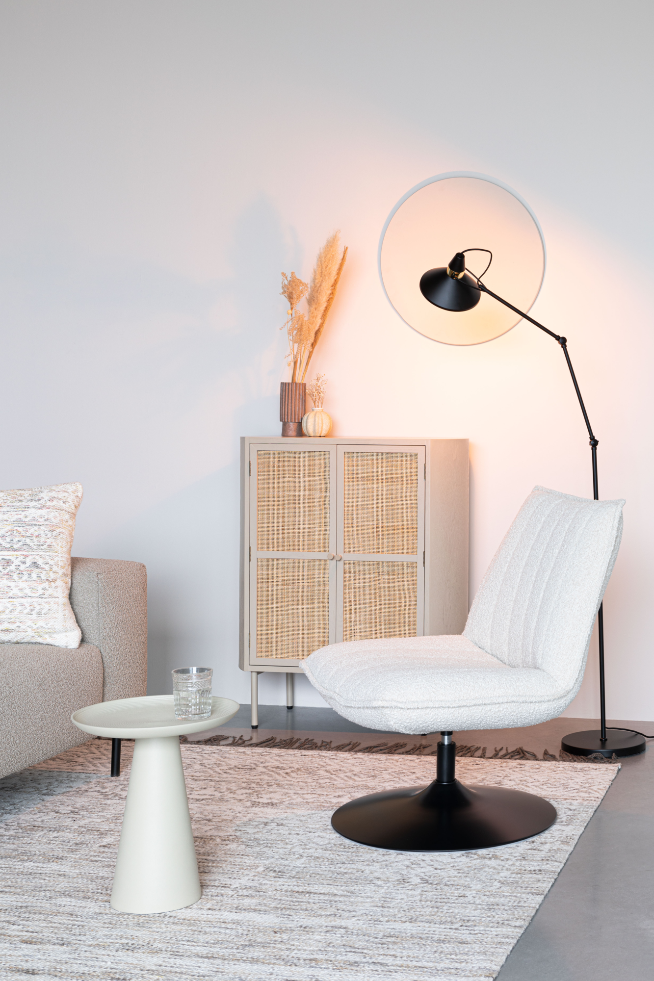 Housecraft living loungestoel Jax bouclé