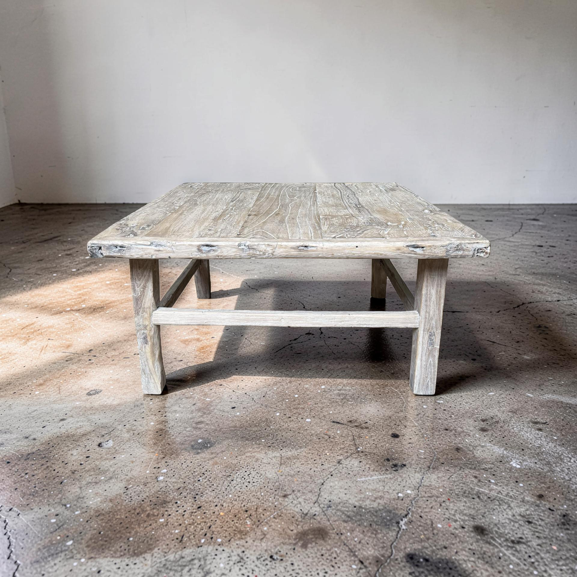 Salontafel vierkant naturel uniek
