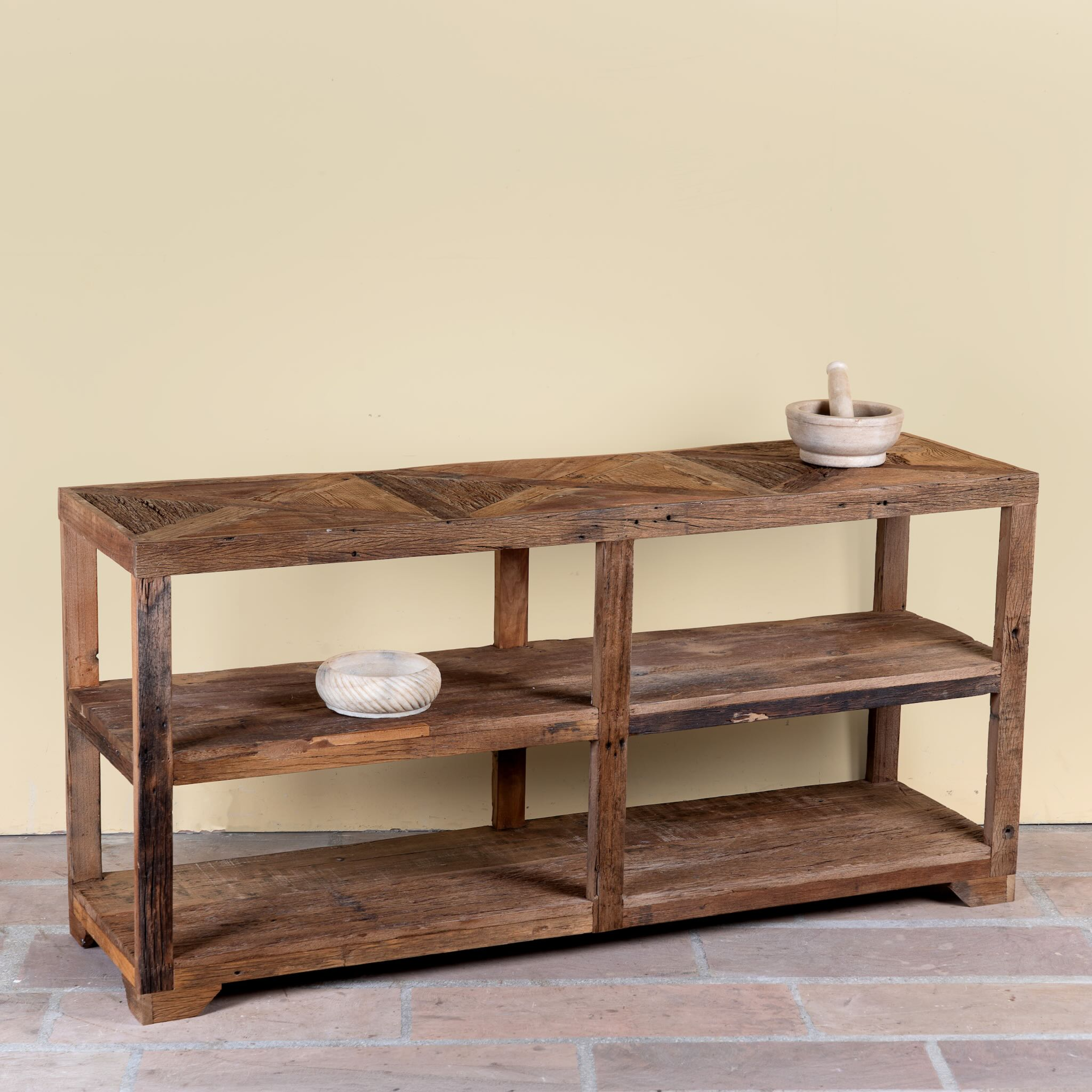 Madan - Rustiek Oud Houten Rek van Driftwood