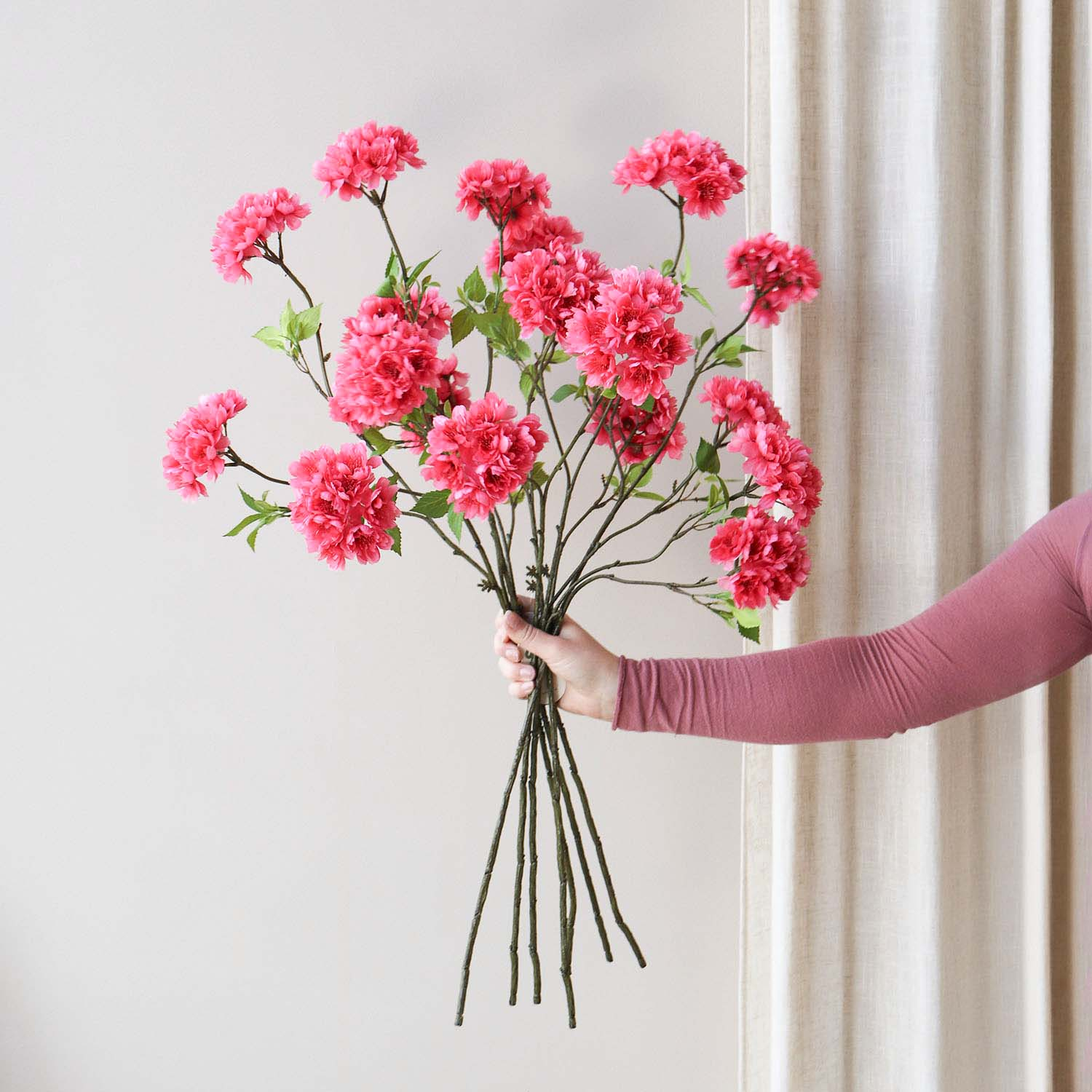 Zijden boeket Luna Rose