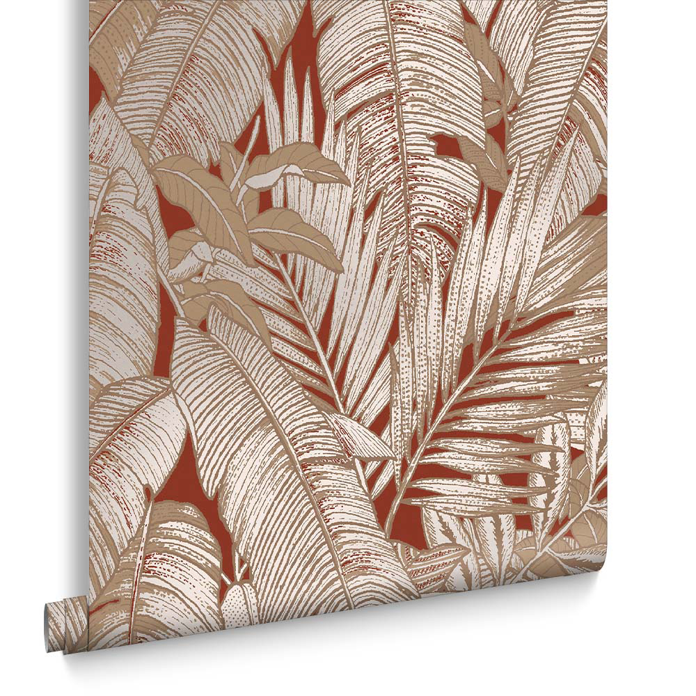 Graham &amp; Brown  vliesbehang  Paradys Alizarin
