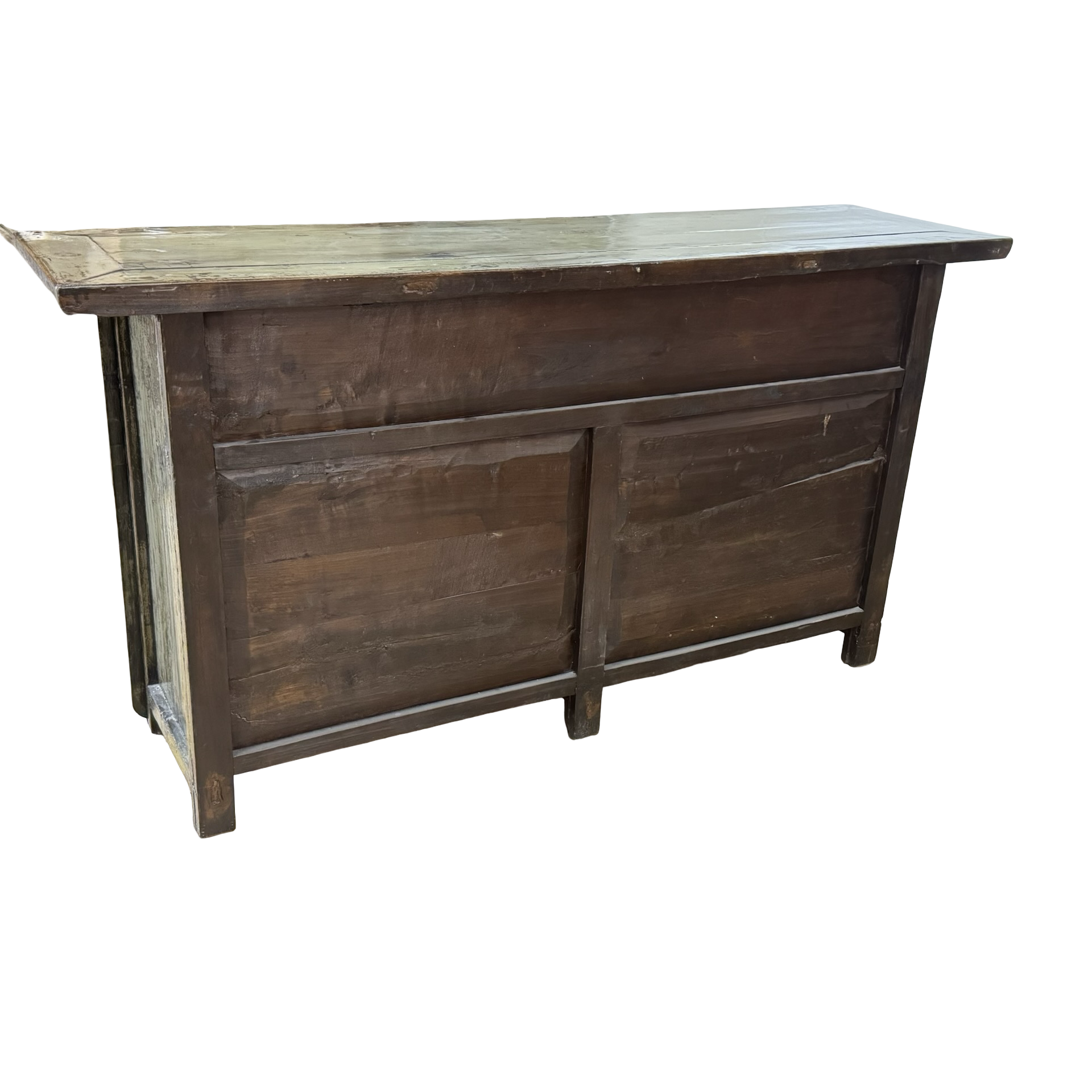 Dressoir 4deur grijs/groen uniek lak