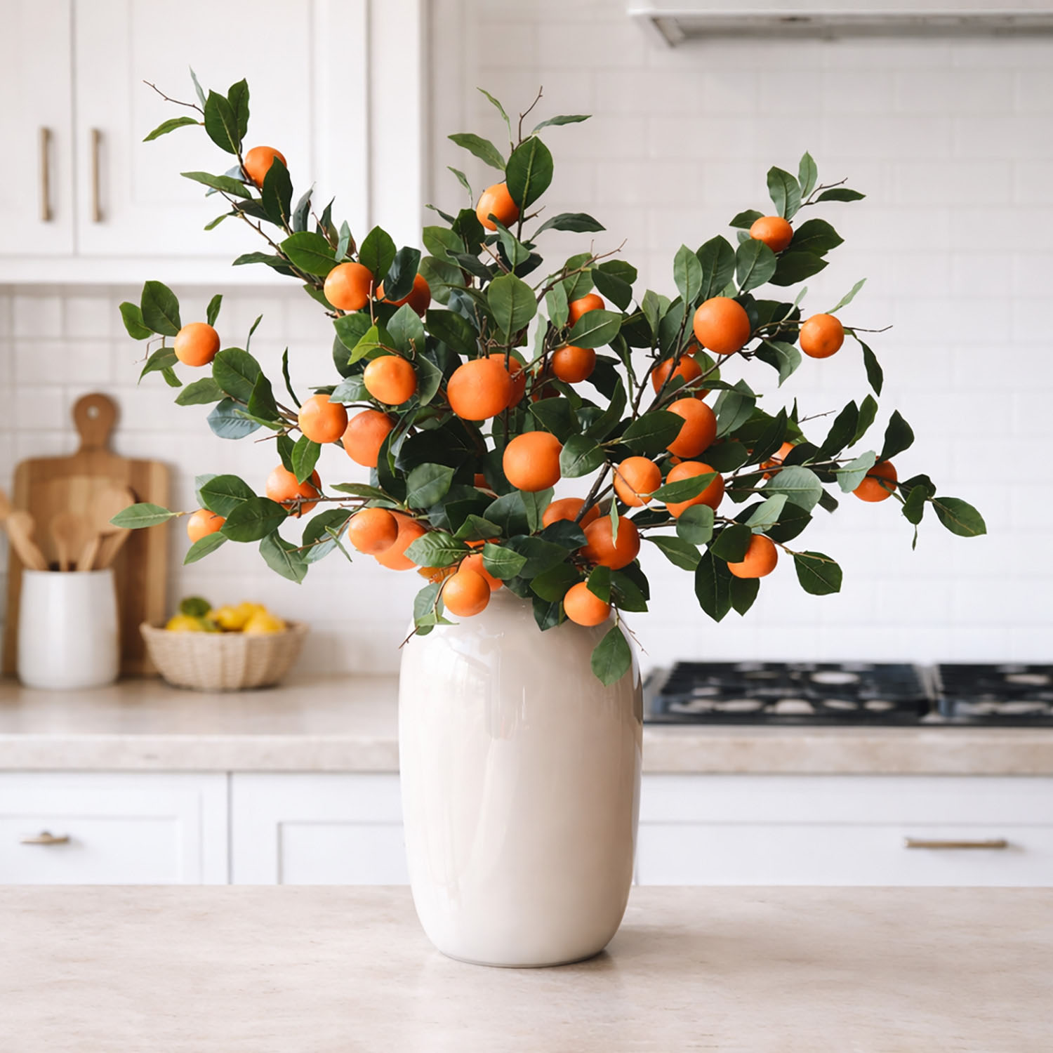 Zijden boeket Sunset Orange
