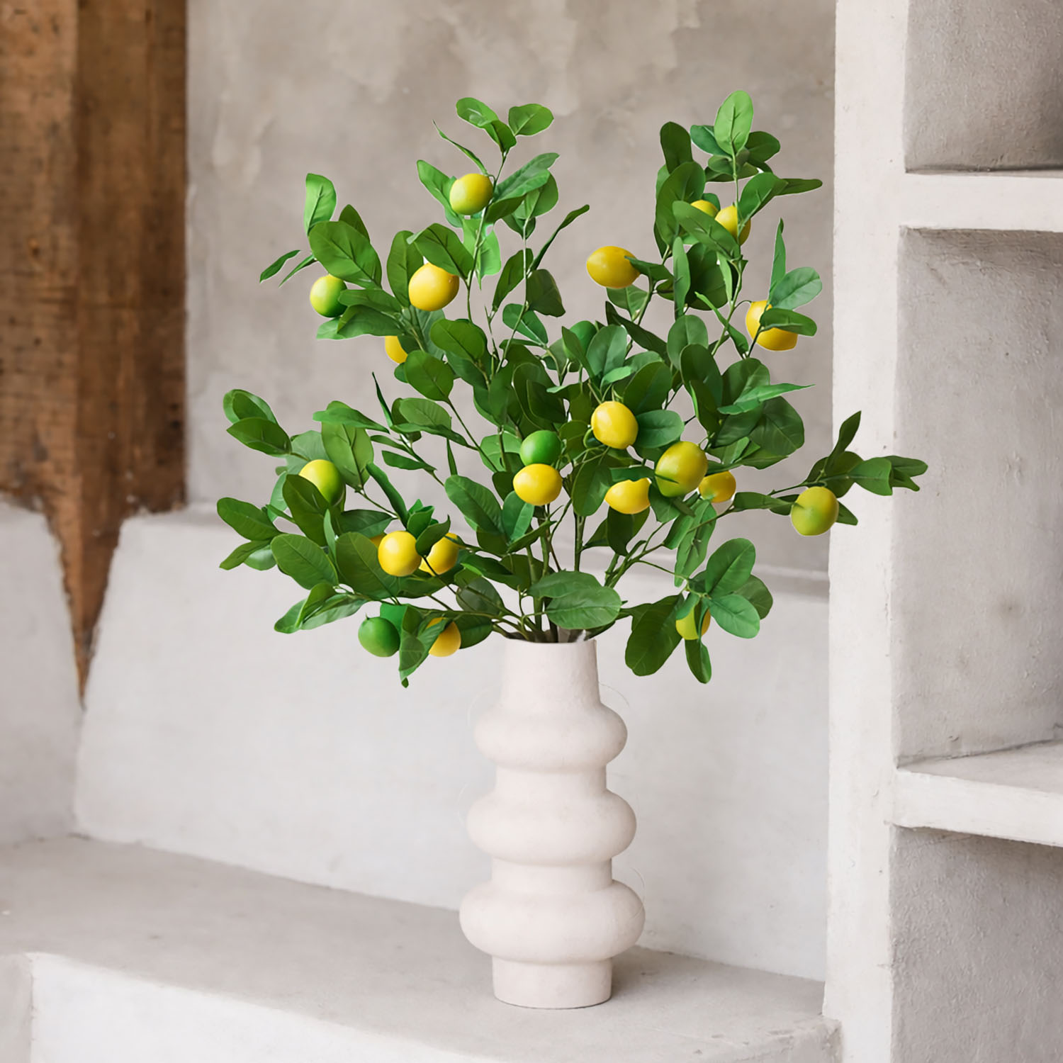 Zijden boeket Lemon Zest