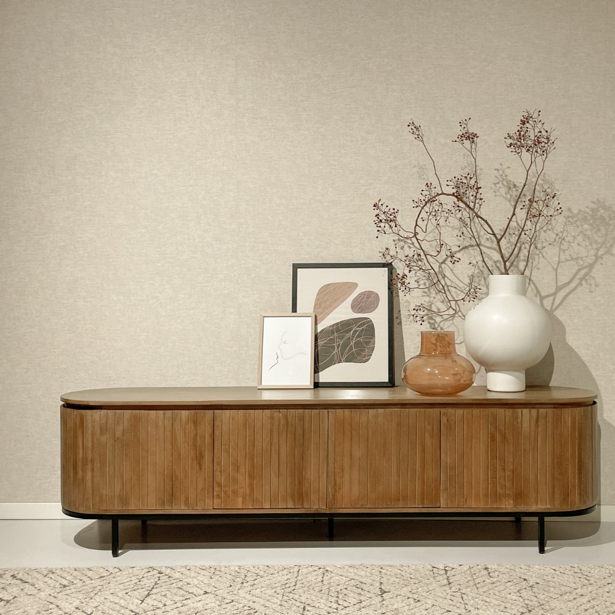 Nairo TV-meubel Naturel Staand