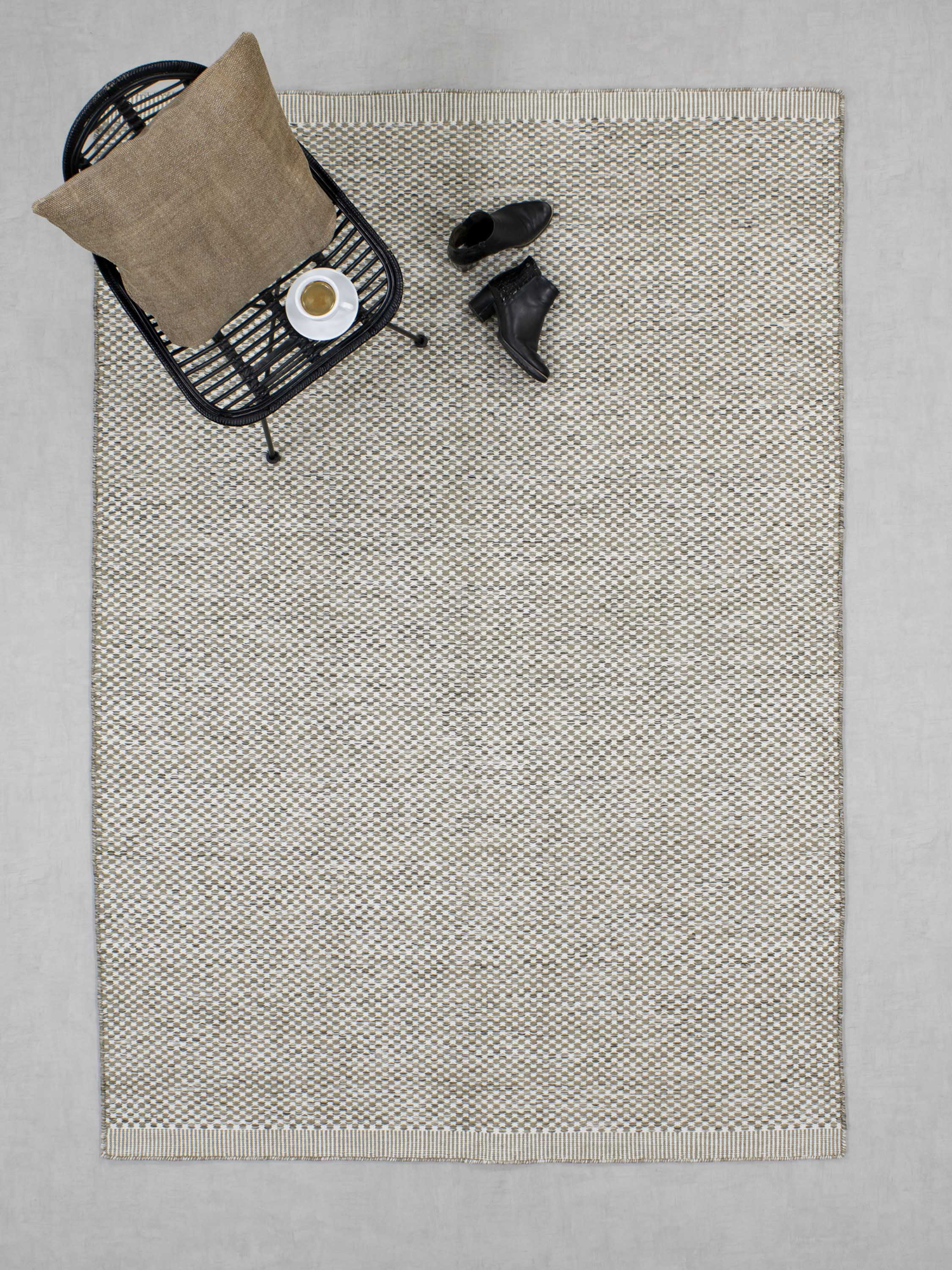 Vloerkleed Vaasa Grey White 