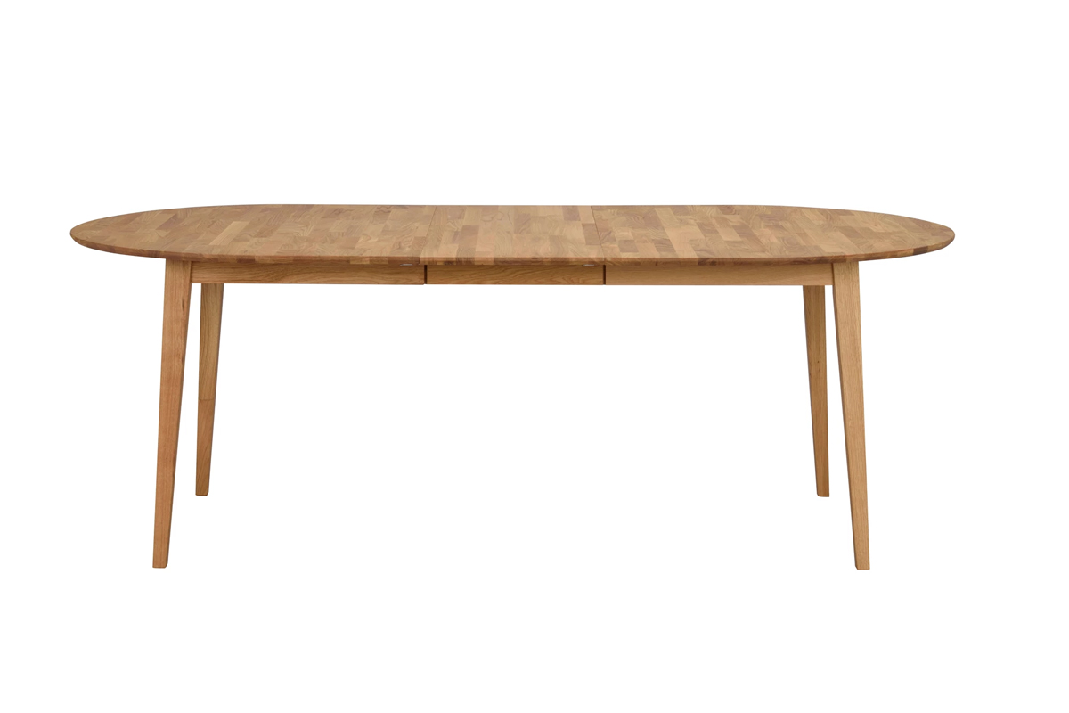 Eettafel Filippa uitschuifbare houten naturel - 170 x 105 cm