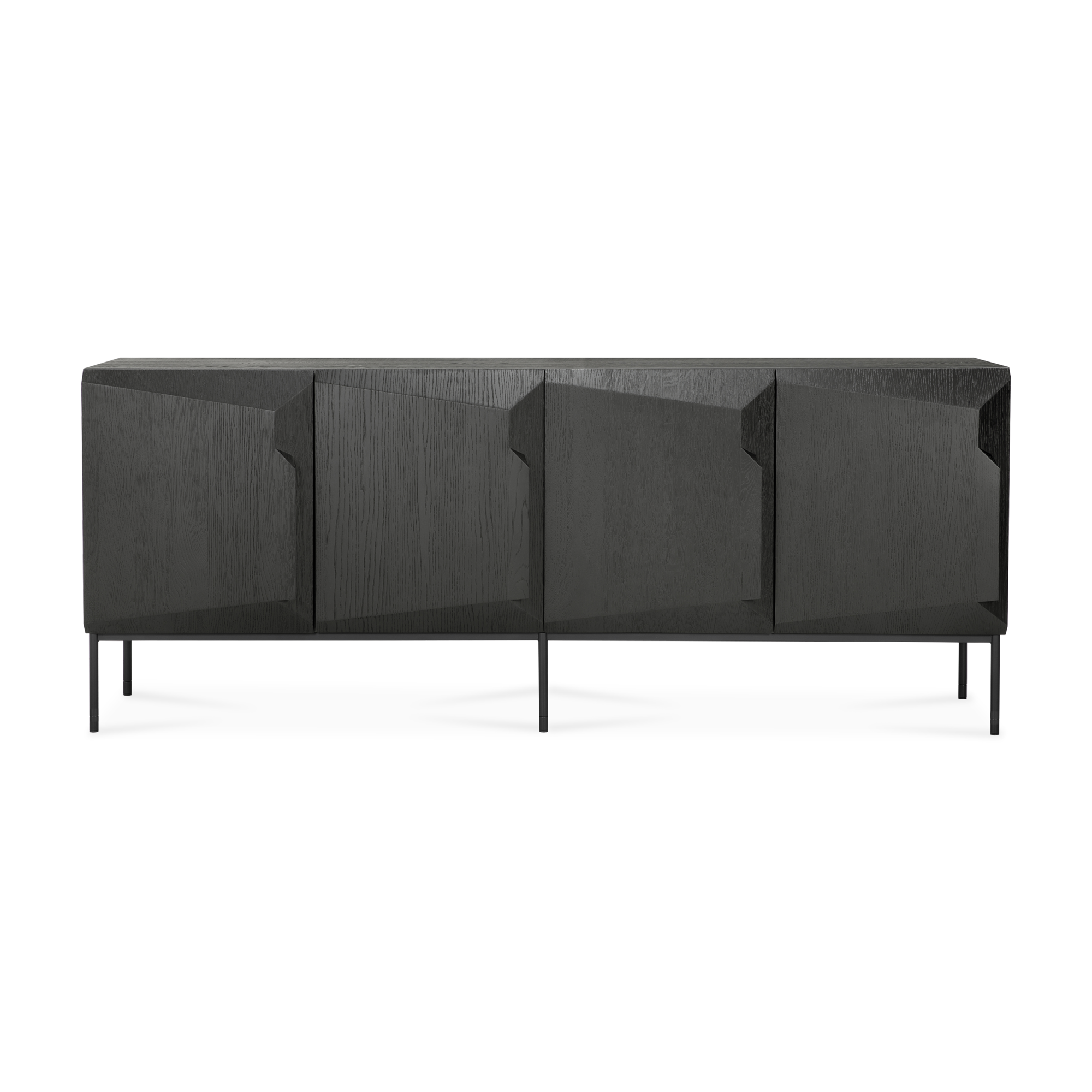 Stairs buffetkast - zwart eiken 