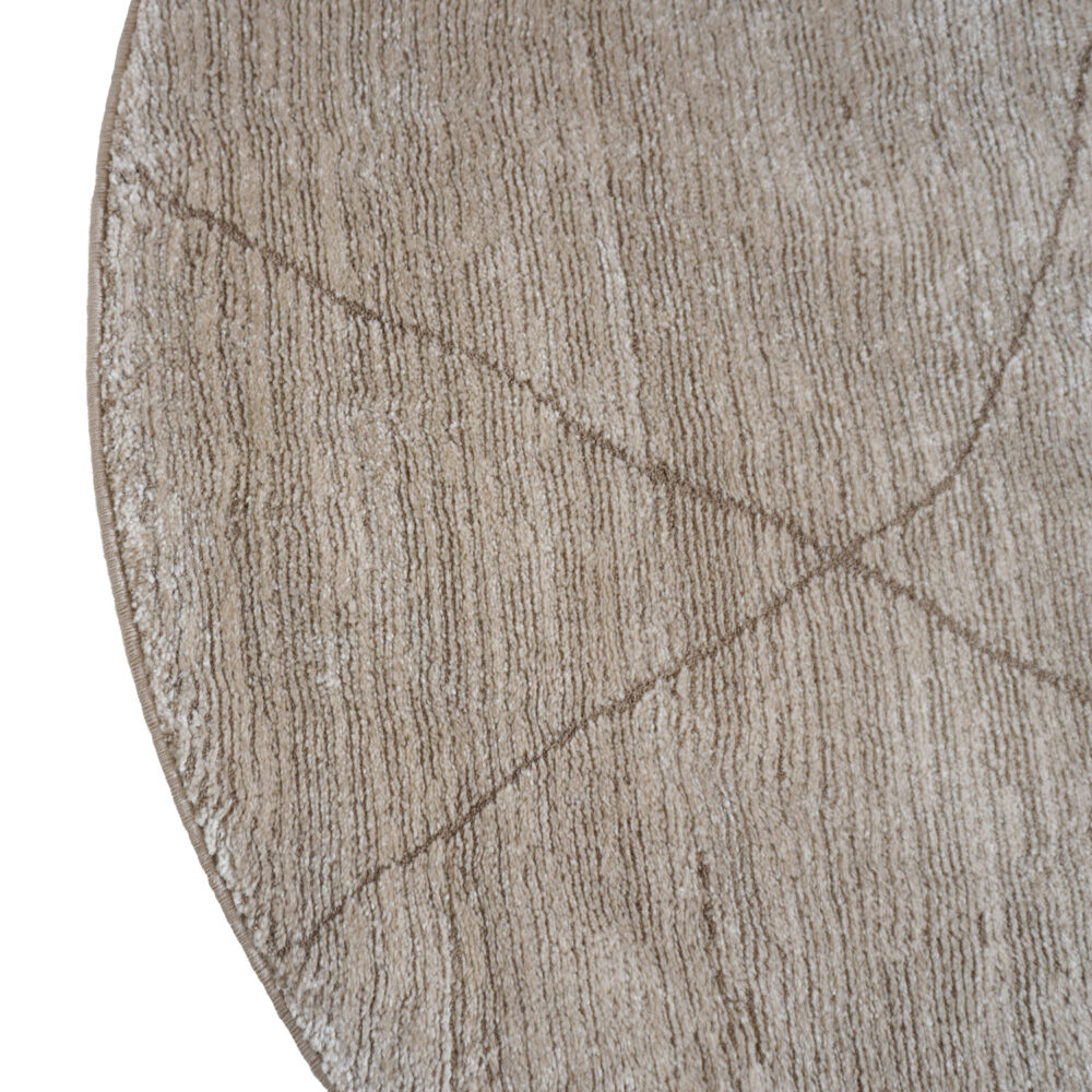Vloerkleed Nica Beige Rond