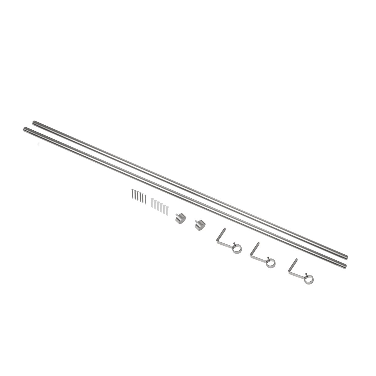 Umbra Gordijnroede Cappa - Single - Nikkel - Ø1,9cm