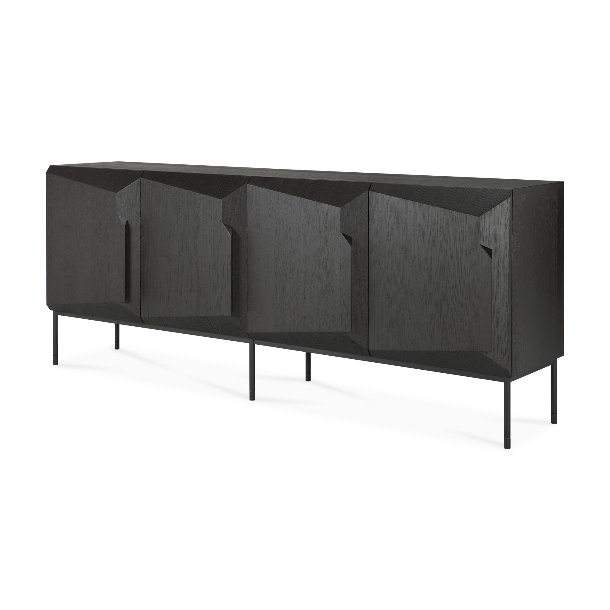 Stairs buffetkast - zwart eiken 