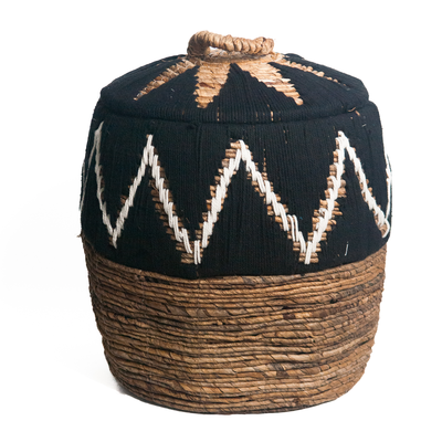 Mand Tali naturel/zwart