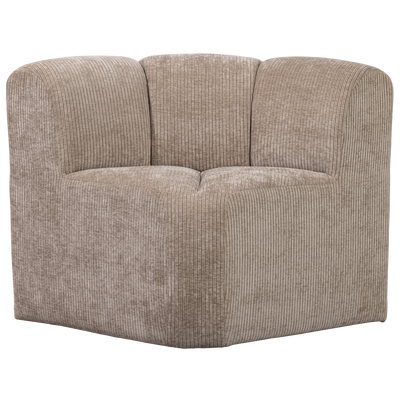 Mojo Eetbankje met rugleuning - Donkerzand