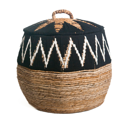Mand Tali naturel/zwart