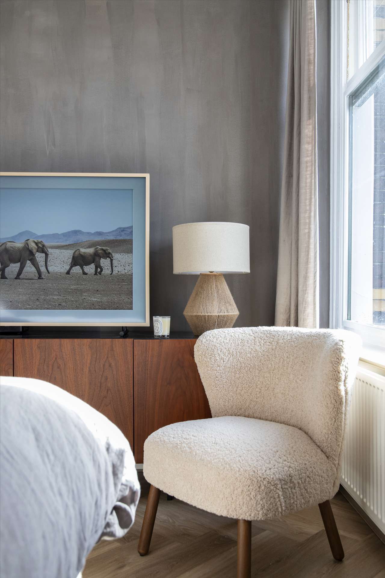 Zithoekje in de slaapkamer