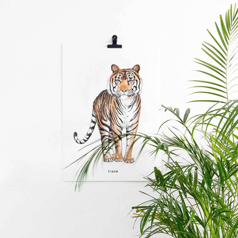 BINTJE poster tijger