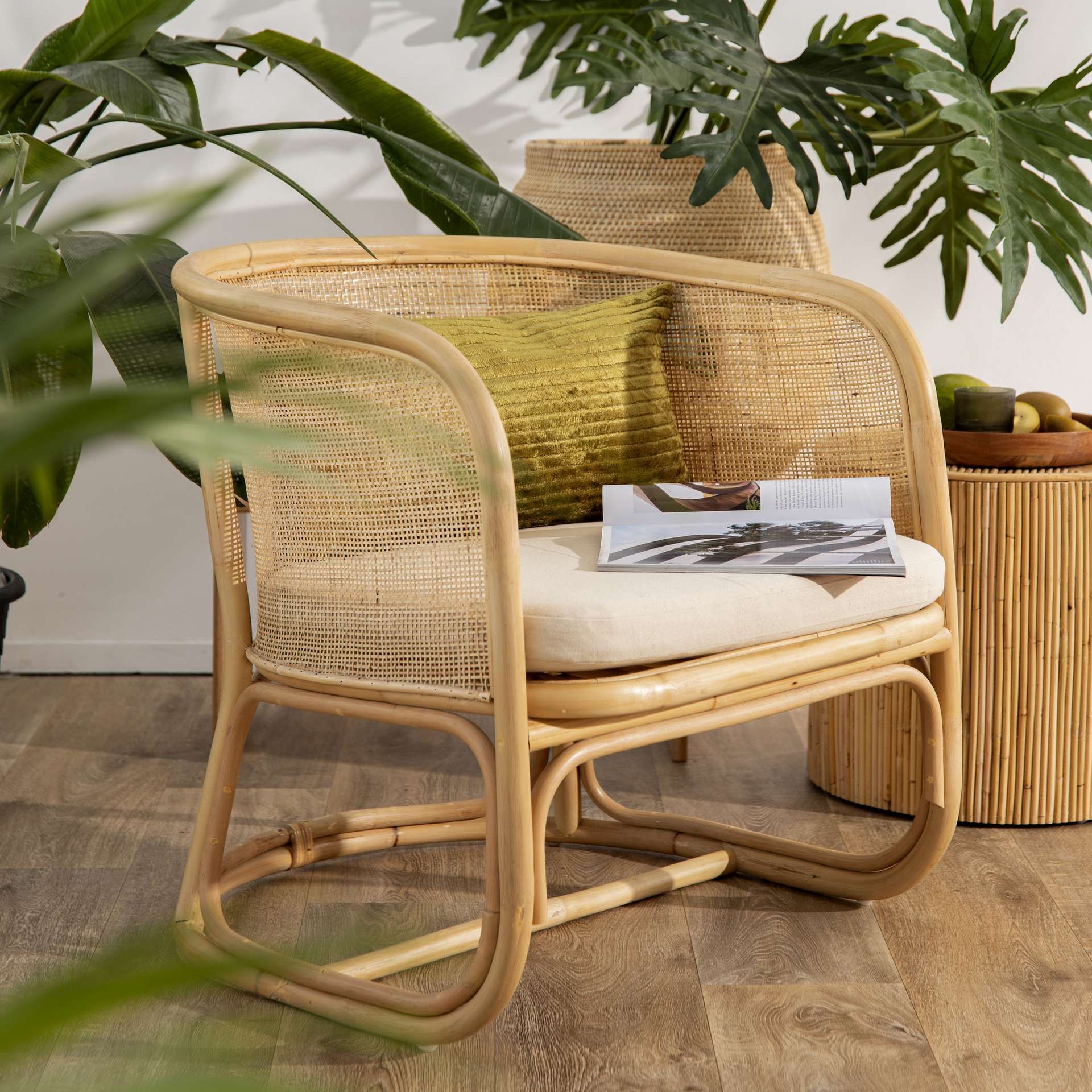 Rotan stoel