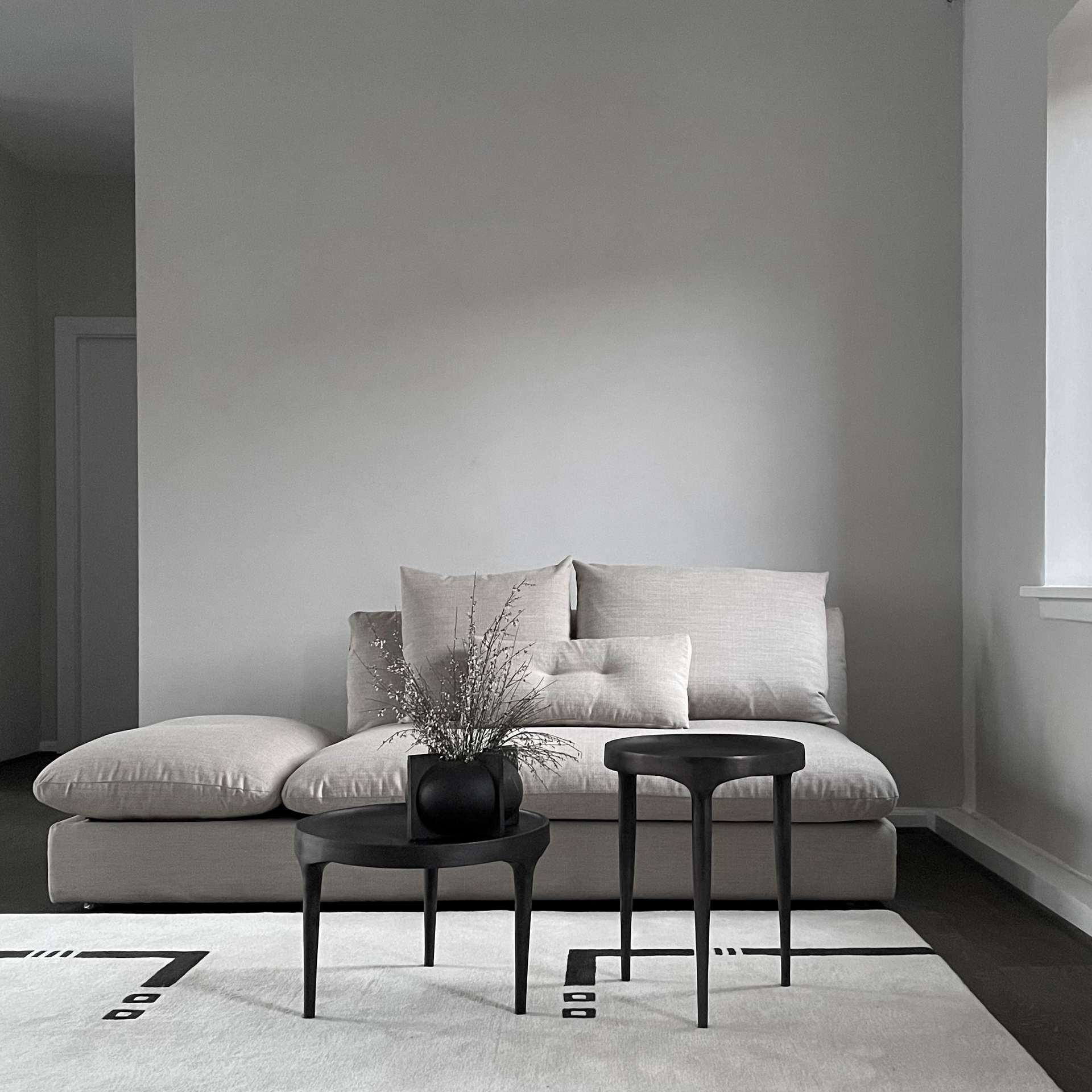 Zwart/beige woonhoek 101copenhagen