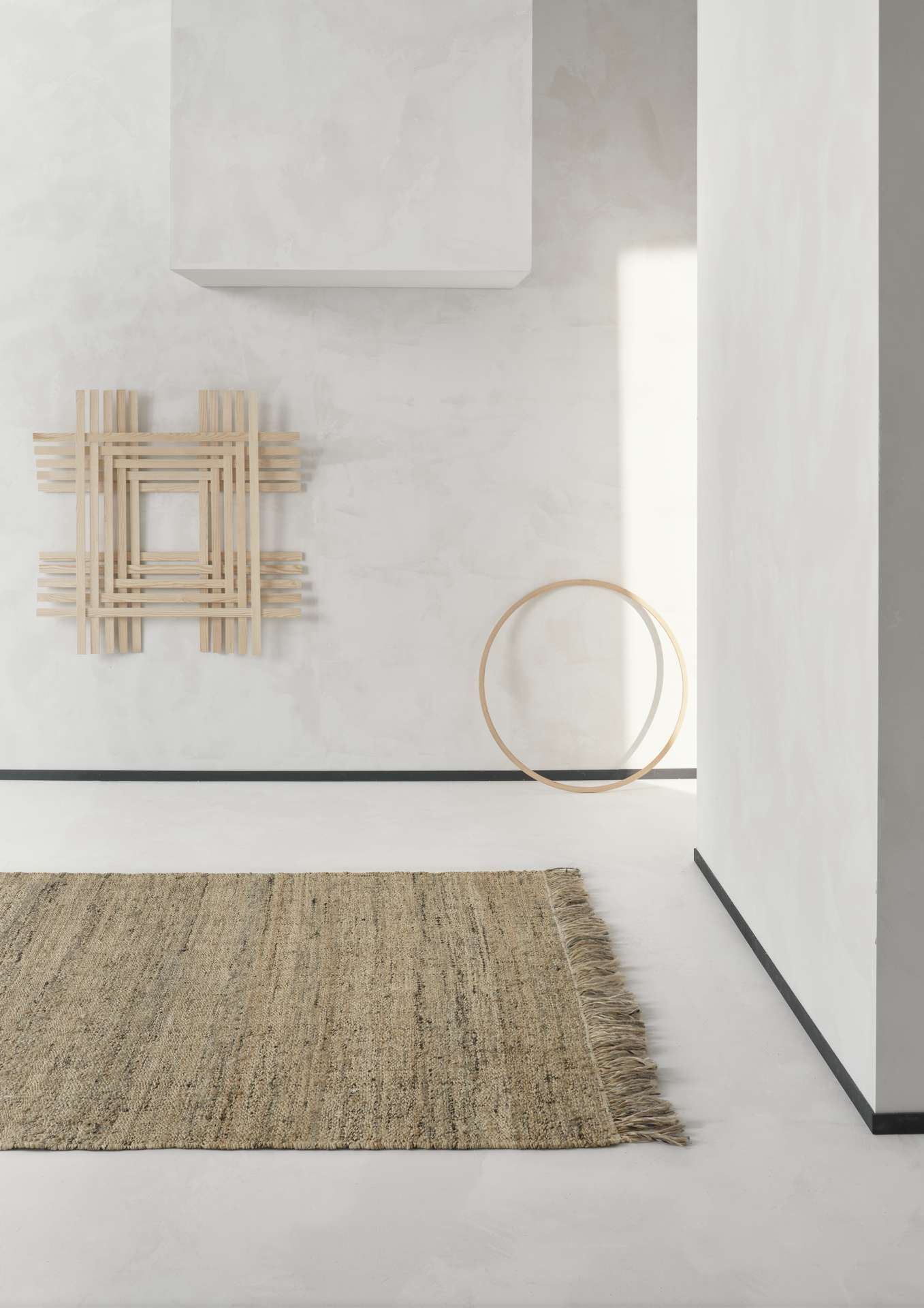Linie Design kleed bruin